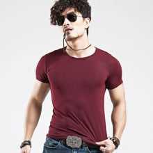 Load image into Gallery viewer, V neck Cotton T-shirt