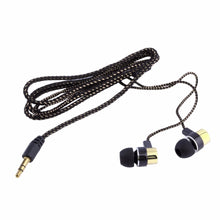 Load image into Gallery viewer, Metal Earphones with Fiber Cloth Cable