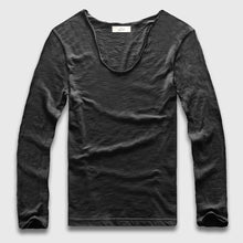 Load image into Gallery viewer, V Neck Long SleeveT-Shirt