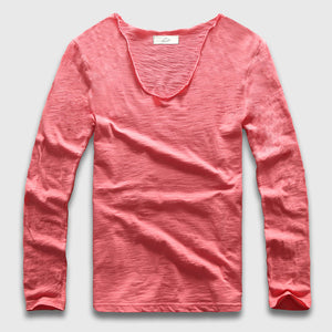 V Neck Long SleeveT-Shirt