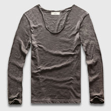 Load image into Gallery viewer, V Neck Long SleeveT-Shirt