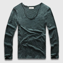 Load image into Gallery viewer, V Neck Long SleeveT-Shirt