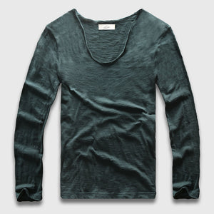V Neck Long SleeveT-Shirt