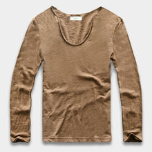 Load image into Gallery viewer, V Neck Long SleeveT-Shirt