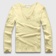 Load image into Gallery viewer, V Neck Long SleeveT-Shirt