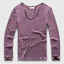 Load image into Gallery viewer, V Neck Long SleeveT-Shirt