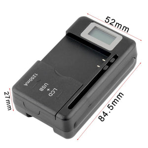 Mobile Universal Battery Charger with LCD Screen