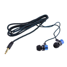 Load image into Gallery viewer, Metal Earphones with Fiber Cloth Cable