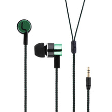 Load image into Gallery viewer, Metal Earphones with Fiber Cloth Cable