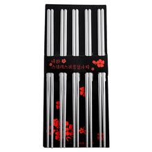 Load image into Gallery viewer, Stainless Steel Chopsticks (5 Pairs)