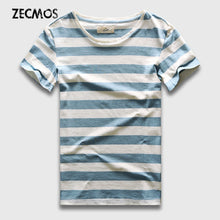 Load image into Gallery viewer, Cotton Striped T-Shirt