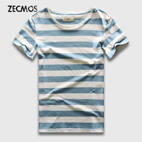 Cotton Striped T-Shirt