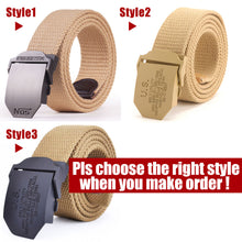 Load image into Gallery viewer, Men’s Canvas Belt