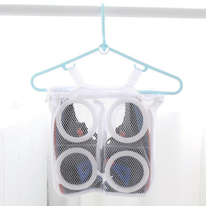 2018 New Arrival fashion Storage Organizer Bags Mesh Laundry Shoes Bags Dry Shoe Organizer Portable Washing Bags Organizer 62319