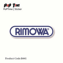 Load image into Gallery viewer, B124 Stickers word Aviation trolley LOGO Text Tide brand leaflets notebook computer phone Commemorative book bicycle travel toys