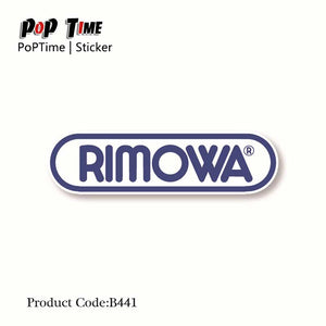 B124 Stickers word Aviation trolley LOGO Text Tide brand leaflets notebook computer phone Commemorative book bicycle travel toys