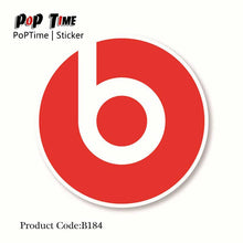 Load image into Gallery viewer, B124 Stickers word Aviation trolley LOGO Text Tide brand leaflets notebook computer phone Commemorative book bicycle travel toys