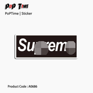 B124 Stickers word Aviation trolley LOGO Text Tide brand leaflets notebook computer phone Commemorative book bicycle travel toys