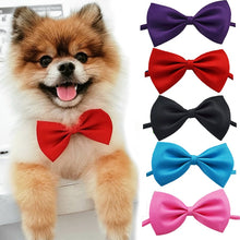 Load image into Gallery viewer, Fashion Pet Dog Cat Bow Tie Necklace Adjustable Strap for Cat Puppy Grooming Accessories Pet Dog Bow Tie Pet Supplies