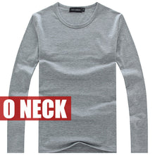 Load image into Gallery viewer, V Neck Cotton Long-Sleeve Shirt