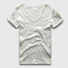 Load image into Gallery viewer, V Neck Slim Fit Cotton T-Shirt