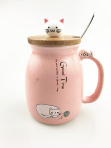 Jo Test Cat Mug Yellow New