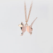 Load image into Gallery viewer, jo test origami cat dog necklace style 2
