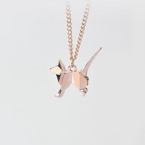 jo test origami cat dog necklace bundle