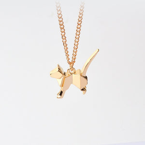 jo test origami cat dog necklace bundle