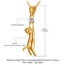 Load image into Gallery viewer, Cat hanging necklace test