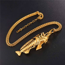Load image into Gallery viewer, jo test fish bone necklace