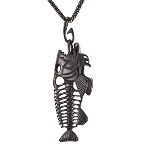 jo test fish bone necklace