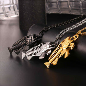 jo test fish bone necklace