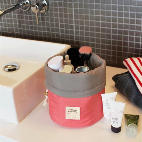 Barrel Makeup Organizer