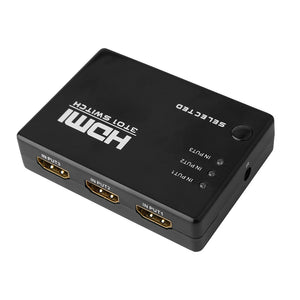 HDMI Switcher with 3 Ports and Remote